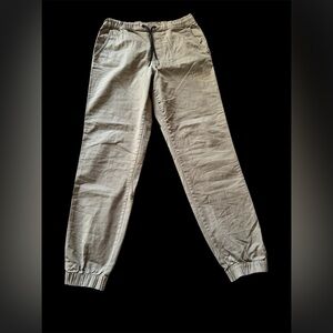 Urban Pipeline Men's Casual Joggers Khaki Cotton Drawstring Pants Size Small